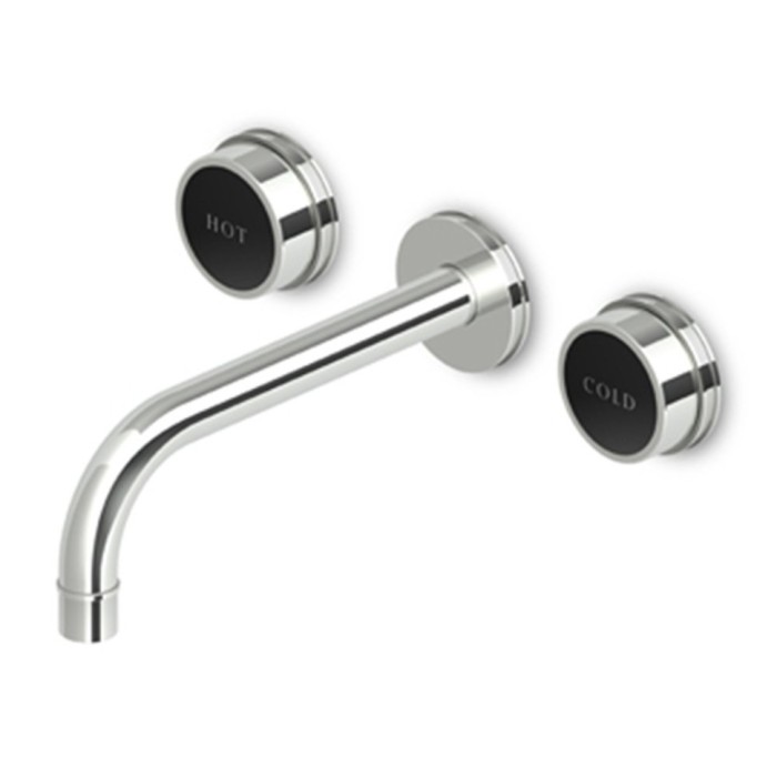 Zucchetti смеситель для раковины на 3 отверстия с гладким фланцем, излив 220 мм, savoir, хром арт. zsv670.c- r99504