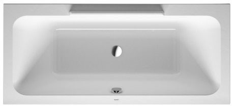 Duravit акриловая ванна 1800 х 800 c двумя наклонами для спины, durastyle, 700298000000000 цвет: белый