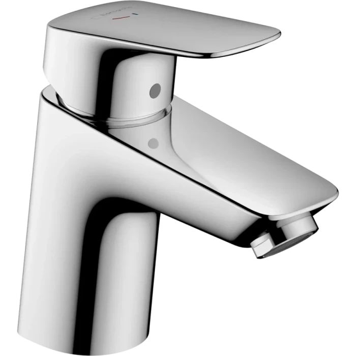 Hansgrohe смеситель для раковины без донного клапана coolstart, Logis, хром арт. 71076000