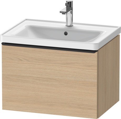 Duravit тумба подвесная под раковину 634 мм х 452 мм, d-neo, de425403030 цвет: натуральный дуб