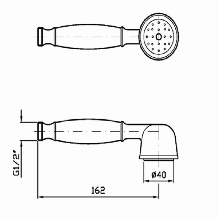 Zucchetti ручной душ, agora, хром арт. z9472p.c
