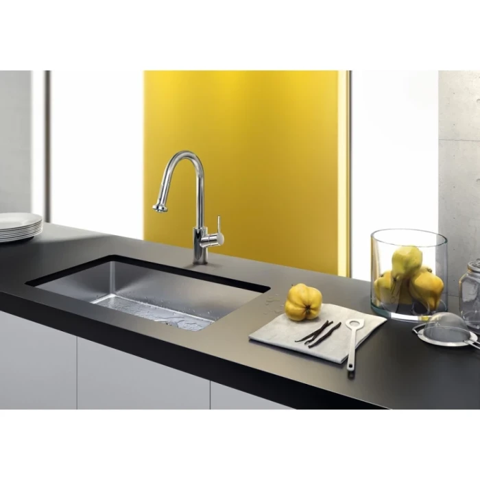 Hansgrohe смеситель однорычажный для кухни с выдвижным душем, Talis M52, хром арт. 14877000