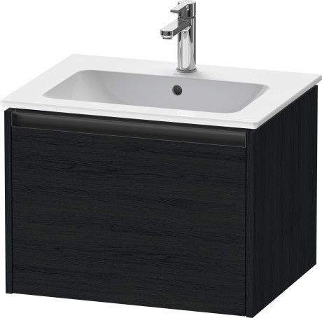 Duravit тумба подвесная под раковину 480 мм х 610 мм х 440 мм, ketho.2, k25062016160000 цвет: чёрный дуб