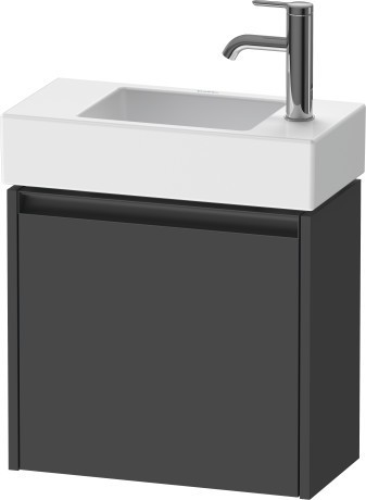 Duravit тумба подвесная под раковину 238 мм х 484 мм х 440 мм, ketho.2, k25072l49490000 цвет: графит матовый