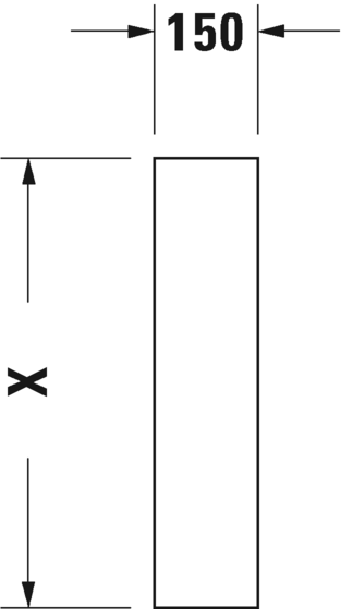 Duravit пьедестал для раковины, starck 3, 0865160000 цвет: белый