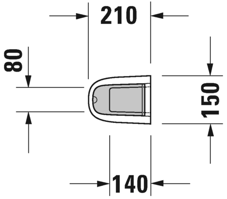 Duravit пьедестал для раковины, starck 3, 0865160000 цвет: белый