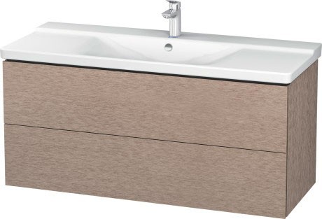 Duravit тумба подвесная под раковину, l-cube, lc625301111 цвет: дуб кашемировый