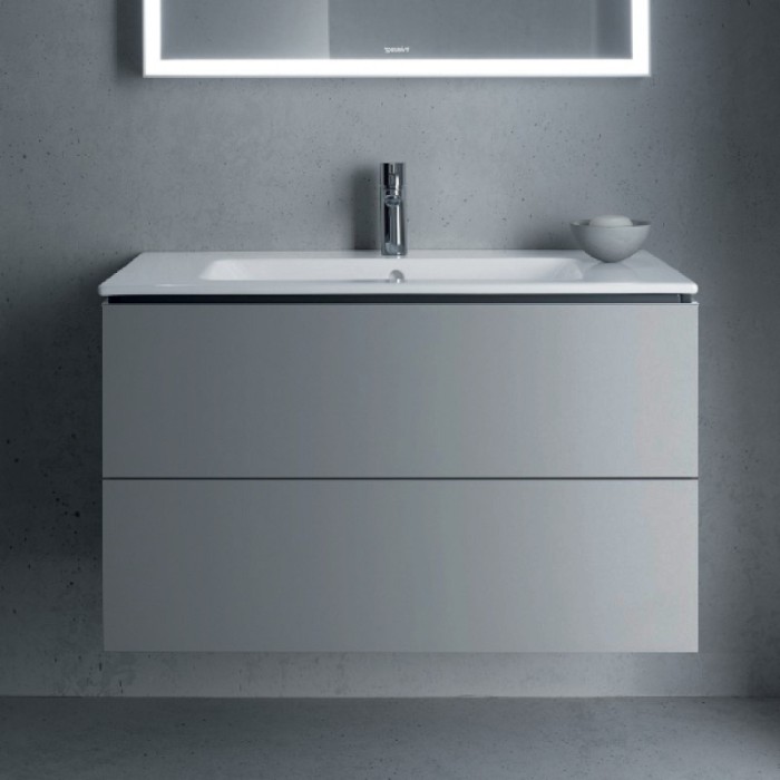 Duravit тумба подвесная под раковину бетонно-серый, l-cube, lc624200707 цвет: бетонно-серый матовый