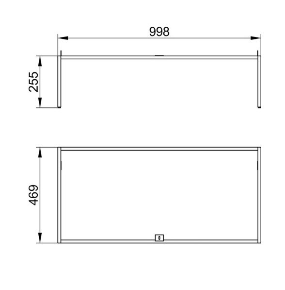 Keuco напольные ножки лак, plan, арт. 32998 140004