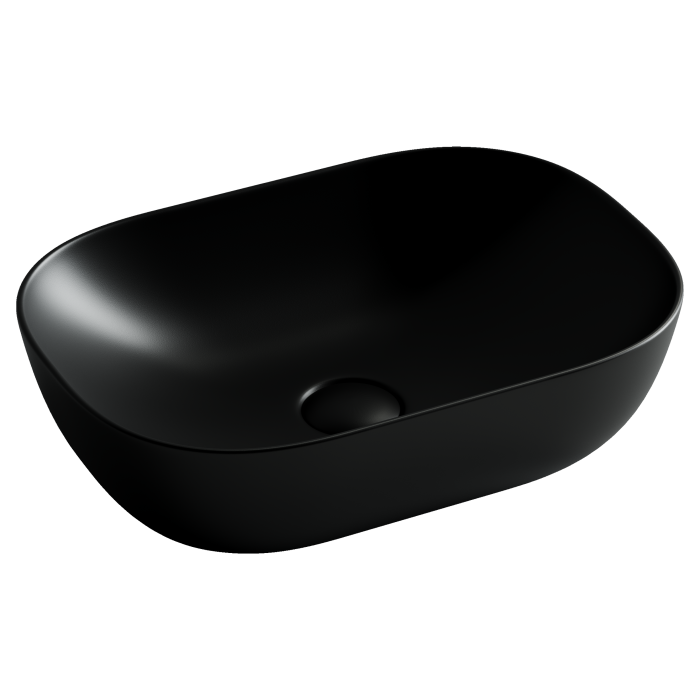 Ceramicanova раковина накладная element, cn6009mb цвет: чёрный