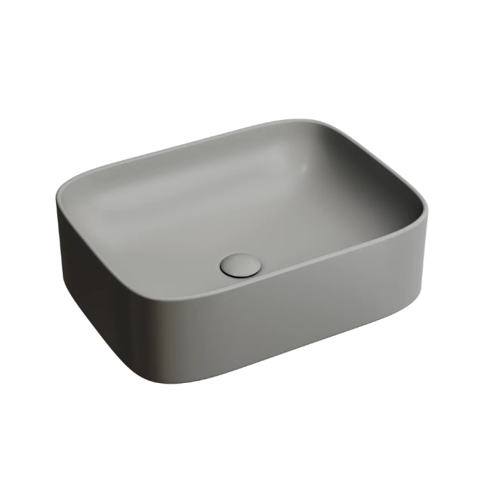 Ceramicanova раковина накладная element, cn6052mh цвет: серый