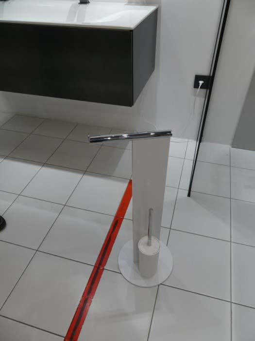 Keuco набор для туалета напольный, universal, черный, хром арт. 04986 370101