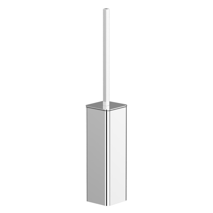 Ершик для унитаза, напольный, Whitecross Cubo chrome, хром арт. CU2476CR