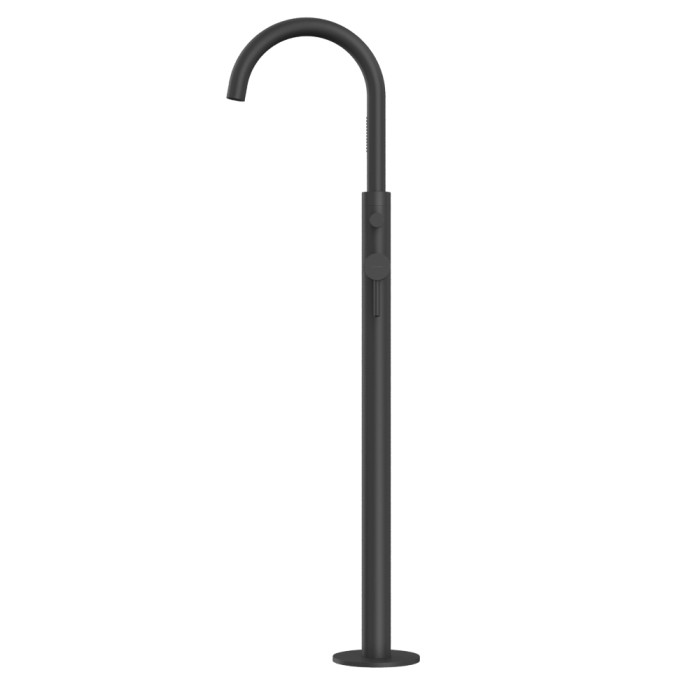 Смеситель для ванны отдельностоящий, Whitecross Y black, черный мат арт. Y1233BL