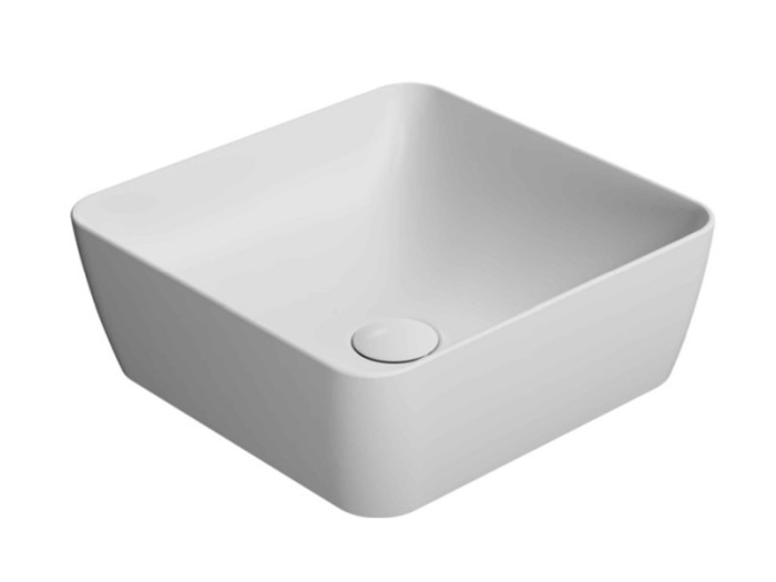 GSI Раковина накладная 38х38х14 см, extraglaze, санфаянс, Sand - 903811