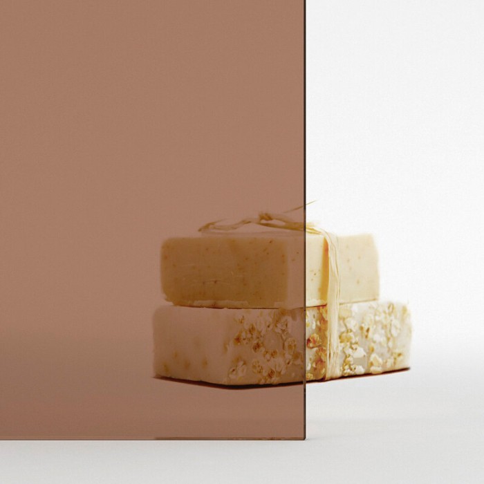 Radaway душевая стенка 100 профиль хром стекло коричневое, Twist - 382013-08