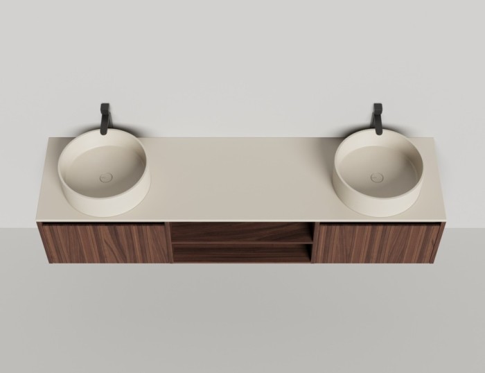 Salini подвесная тумба 2000, domino, 27d220d цвет: коричневый