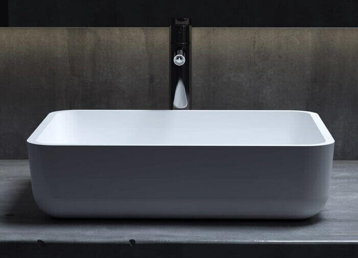 Salini раковина накладная 47,5x37,5, gloria, 1102209m цвет: матовый белый