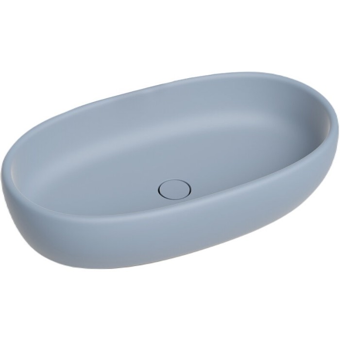 Salini раковина накладная 69x39,5, luce, 110721mrf цвет: матовый синий