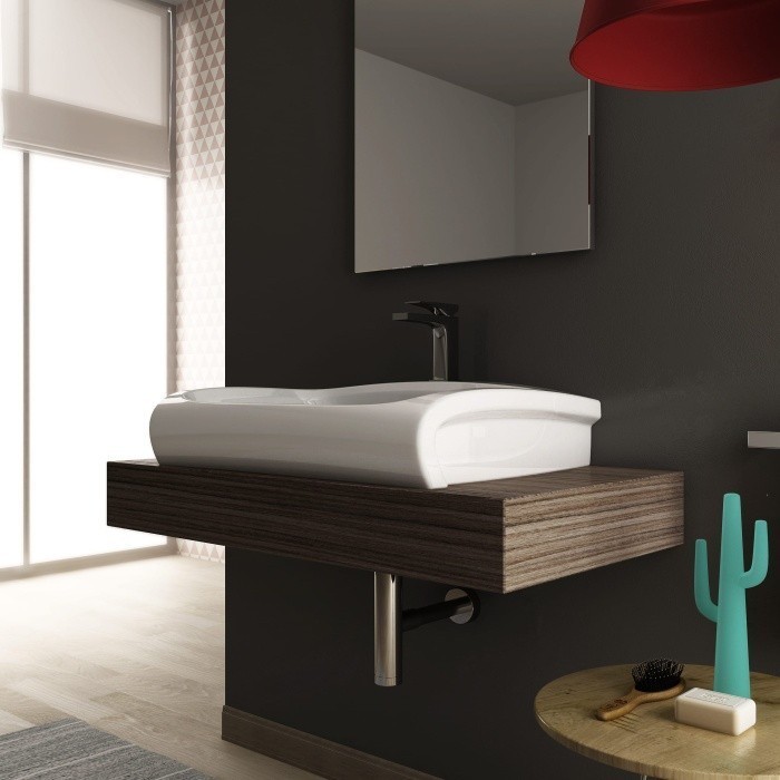 ArtCeram раковина для ванной комнаты, hil002 01 00 hi-line цвет: белый глянцевый