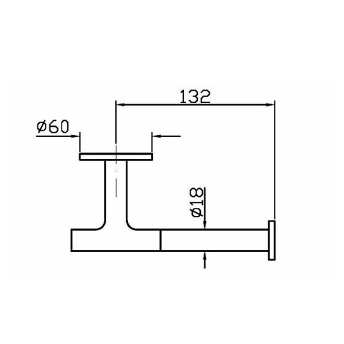 Zucchetti крючок, подвесной, pan, хром арт. zac650