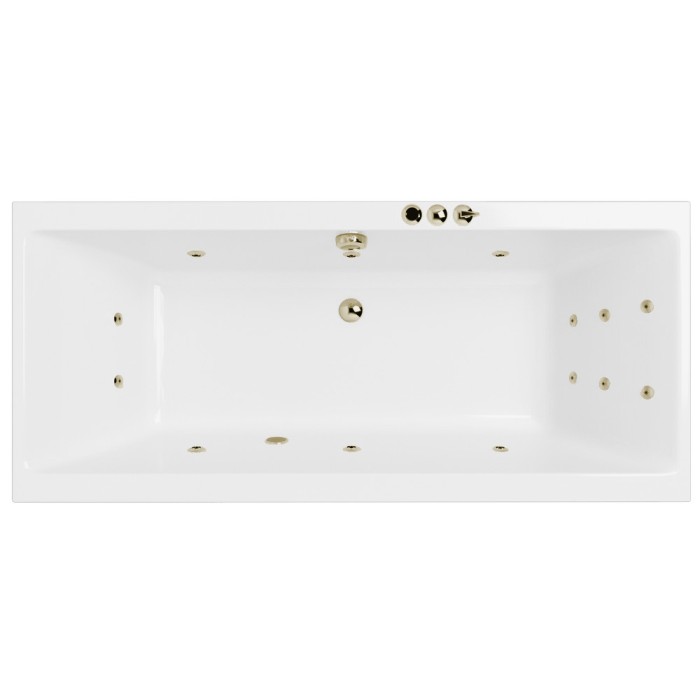 Встраиваемая ванна slim 180x80 smart, Excellent Pryzmat, бронза арт. WAEX.PRY18S.SMART.BR