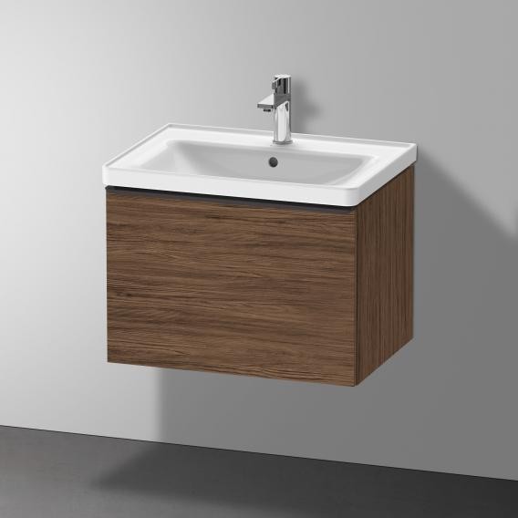 Duravit тумба подвесная под раковину 634 мм х 452 мм, d-neo, de425402121 цвет: орех темный