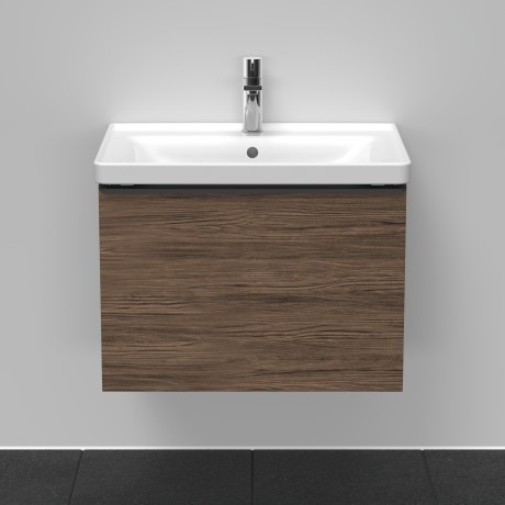 Duravit тумба подвесная под раковину 634 мм х 452 мм, d-neo, de425402121 цвет: орех темный