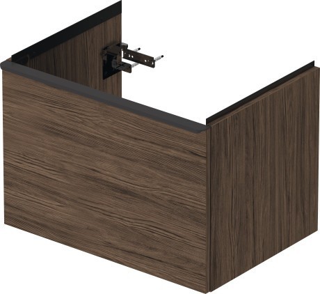 Duravit тумба подвесная под раковину 634 мм х 452 мм, d-neo, de425402121 цвет: орех темный
