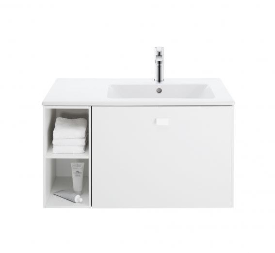 Duravit раковина ассиметричная правая, с переливом, me by starck, 2346830060 цвет: белый