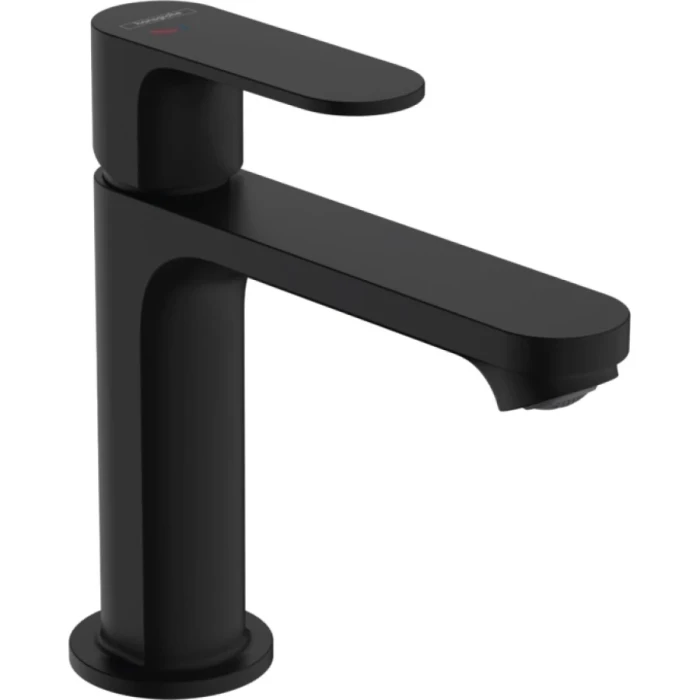 Hansgrohe смеситель для раковины с донным клапаном coolstart, Rebris S, черный арт. 72588670