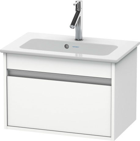 Duravit тумба подвесная под раковину с выдвижным ящиком, ketho, kt642201818 цвет: gres pietra grey opaco