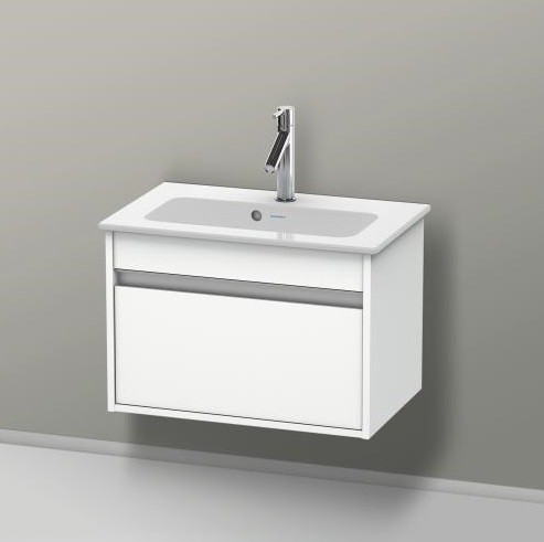 Duravit тумба подвесная под раковину с выдвижным ящиком, ketho, kt642201818 цвет: gres pietra grey opaco