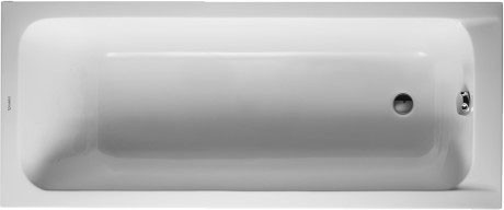 Duravit акриловая встраиваемая ванна 1700 х 700, d-code, 700098000000000 цвет: белый