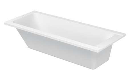 Duravit акриловая встраиваемая ванна 1700 х 700, d-code, 700098000000000 цвет: белый