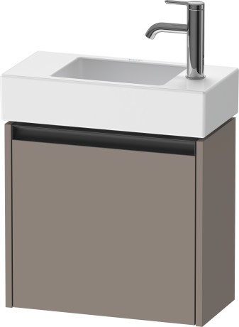 Duravit тумба подвесная под раковину 238 мм х 484 мм х 440 мм, ketho.2, k25072l43430000 цвет: базальт матовый