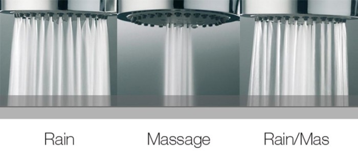 Bossini лейка для душа 3 режима, karina, хром арт. b00067.030