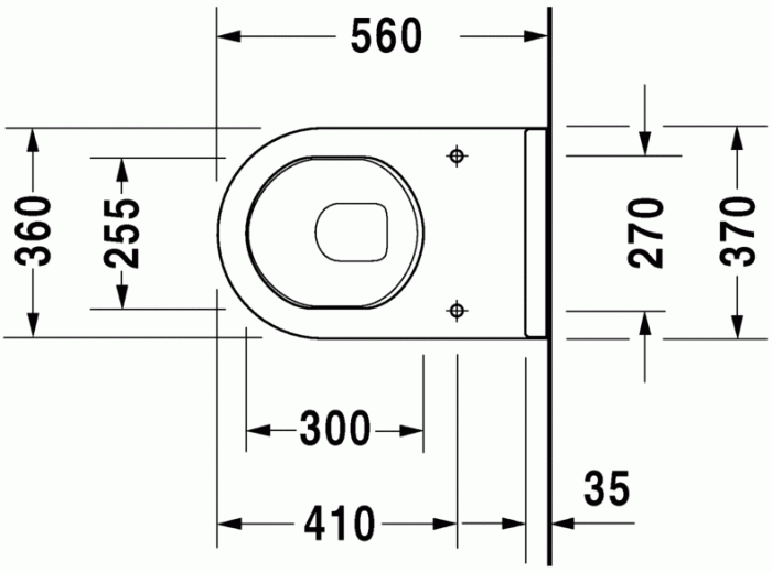 Duravit напольный приставной унитаз, starck 3, 0124090000 цвет: белый