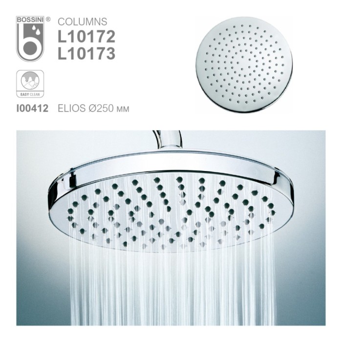 Bossini душевая стойка, elios, черный арт. l10172.073