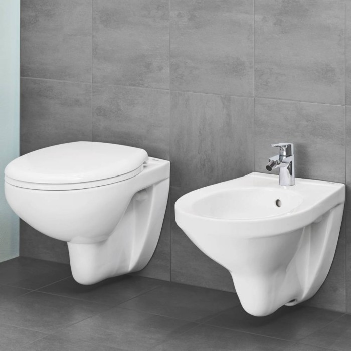 Duravit подвесное биде с переливом, d-code, 22571500002 цвет: белый