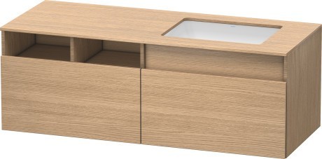 Duravit тумба подвесная под раковину, durastyle, ds6885r5252 цвет: дуб европейский