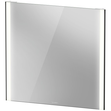 Duravit зеркало с подсветкой 820 мм х 800 мм, версия sensor, xviu, xv70320b2b2 цвет: черный матовый