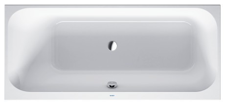 Duravit акриловая ванна 1700 х 750 c наклоном для спины слева, встраиваемая, happy d.2, 700312000000000 цвет: белый