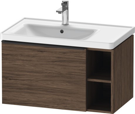Duravit тумба подвесная под раковину 784 мм х 452 мм, d-neo, de425802121 цвет: орех темный