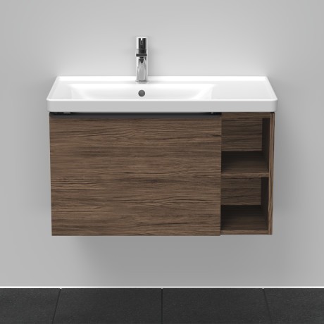 Duravit тумба подвесная под раковину 784 мм х 452 мм, d-neo, de425802121 цвет: орех темный