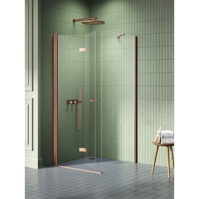 Душевое ограждение l 90x120x195, New trendy New soleo copper brushed, браширо арт. K-2044
