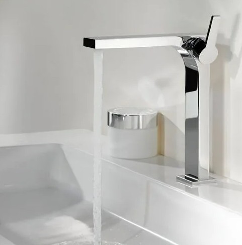 Keuco однорычажный смеситель для раковины без донного клапана, edition 11, черный матовый арт. 51102 370103