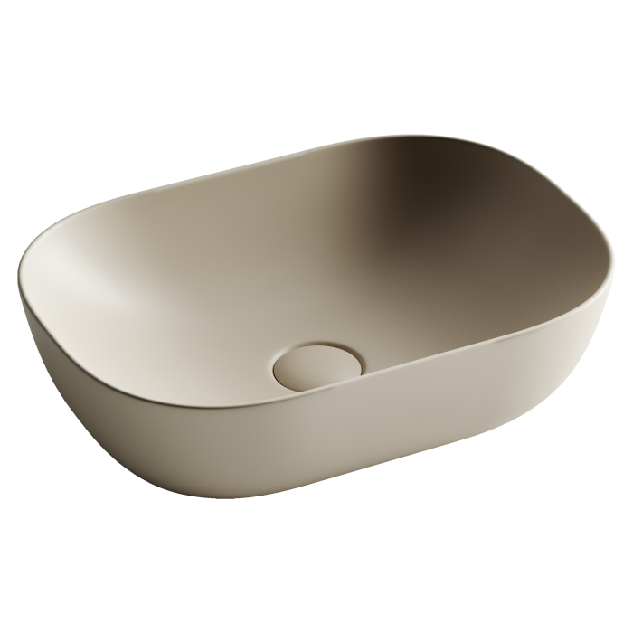 Ceramicanova раковина накладная element, cn6009mc цвет: коричневый