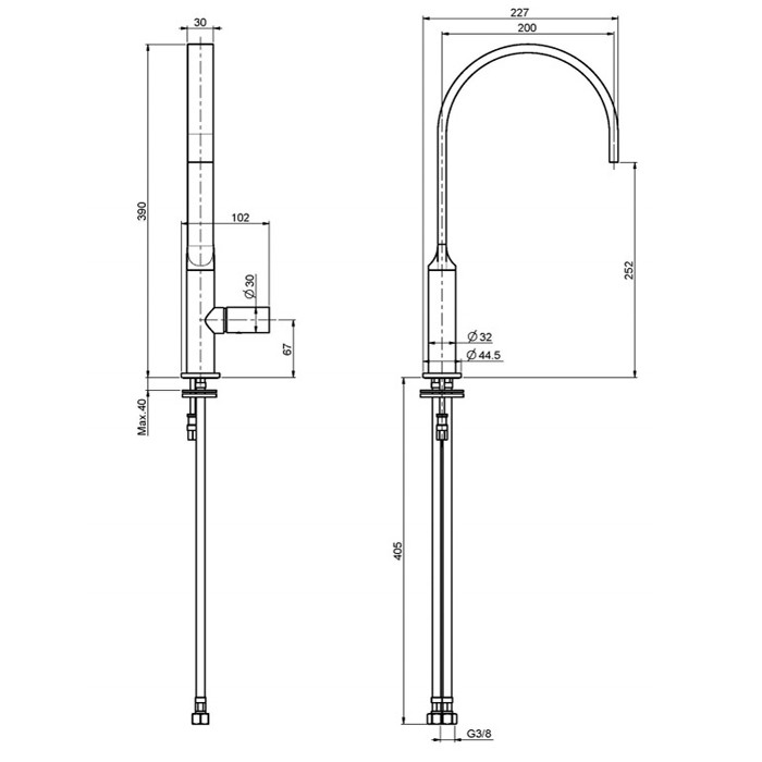 Fima Carlo Frattini кухоный смеситель nomos, kitchen, хром арт. f7107cr