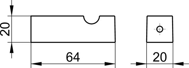 Keuco крючок для полотенца square, edition 90 square, хром арт. 19114 010000
